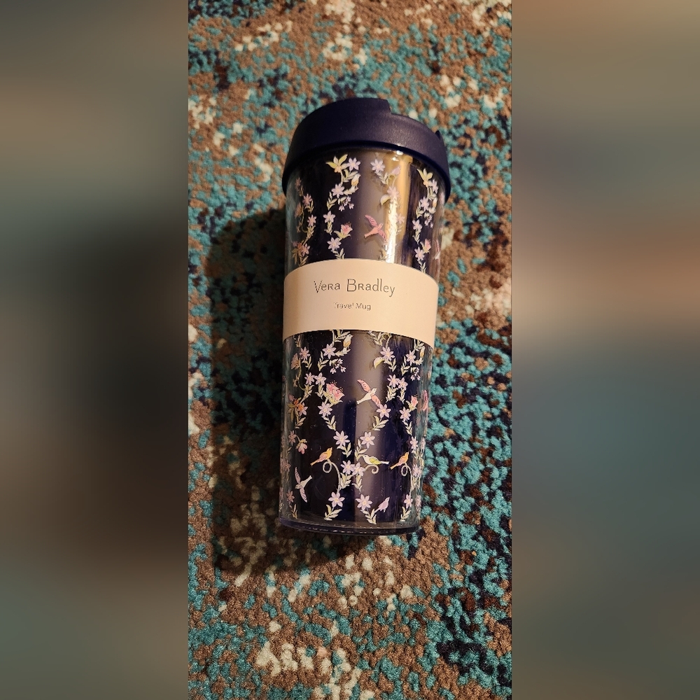 NWT Vera Bradley Travel Mug in French Paisley